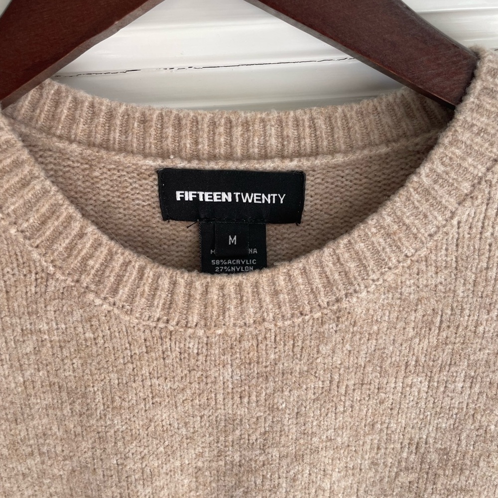Fifteen Twenty Women’s Tan Sweater
